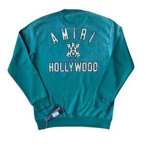 AMIRI MEN'S COTTON CASUAL SWEATERS GREEN COLOR 2XL SIZE